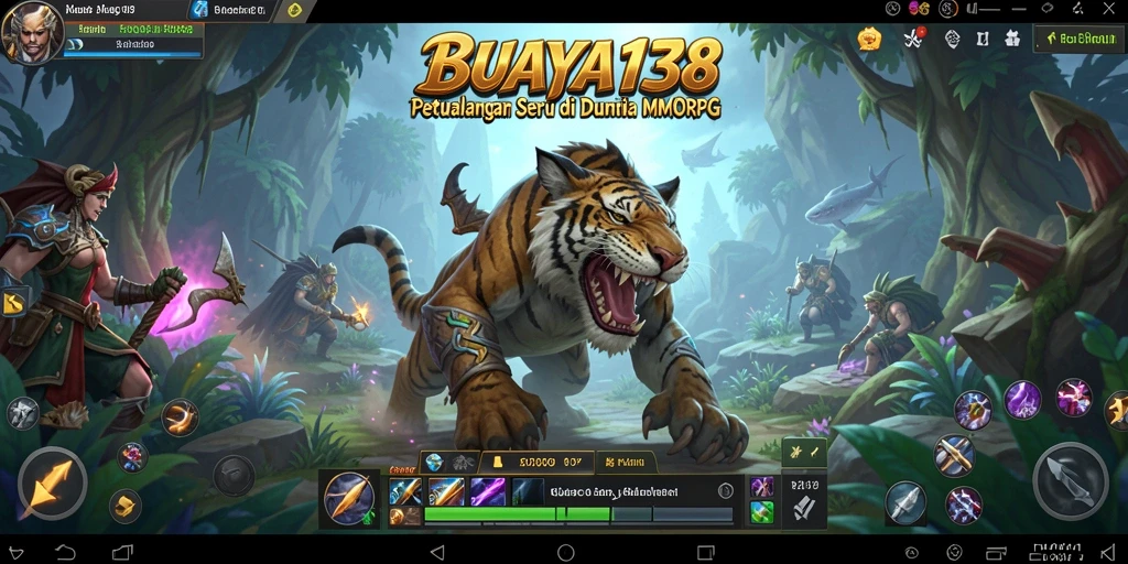 Screenshot BUAYA138 menampilkan aksi seru dalam dunia MMORPG yang menawan.