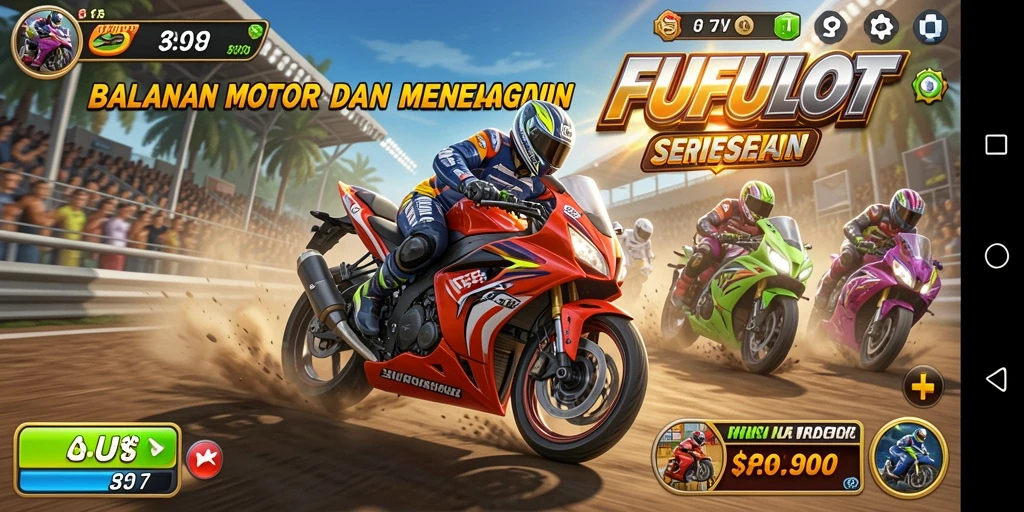 Tampilan menakjubkan dari balapan cepat di FUFUSLOT.