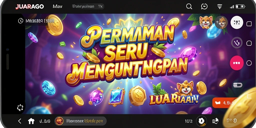 Tampilan seru gameplay JUARAGO yang memikat.