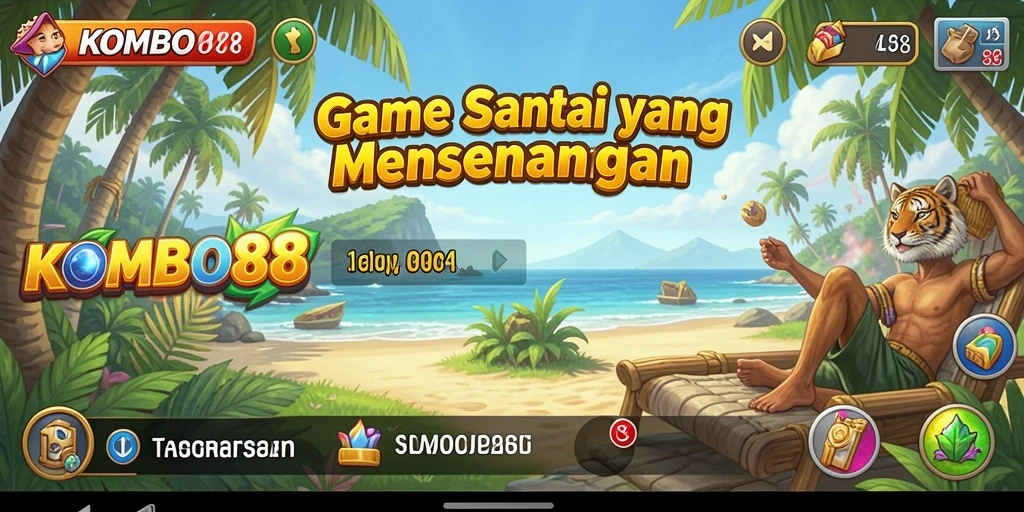 Screenshot gameplay yang menampilkan keseruan KOMBO88.