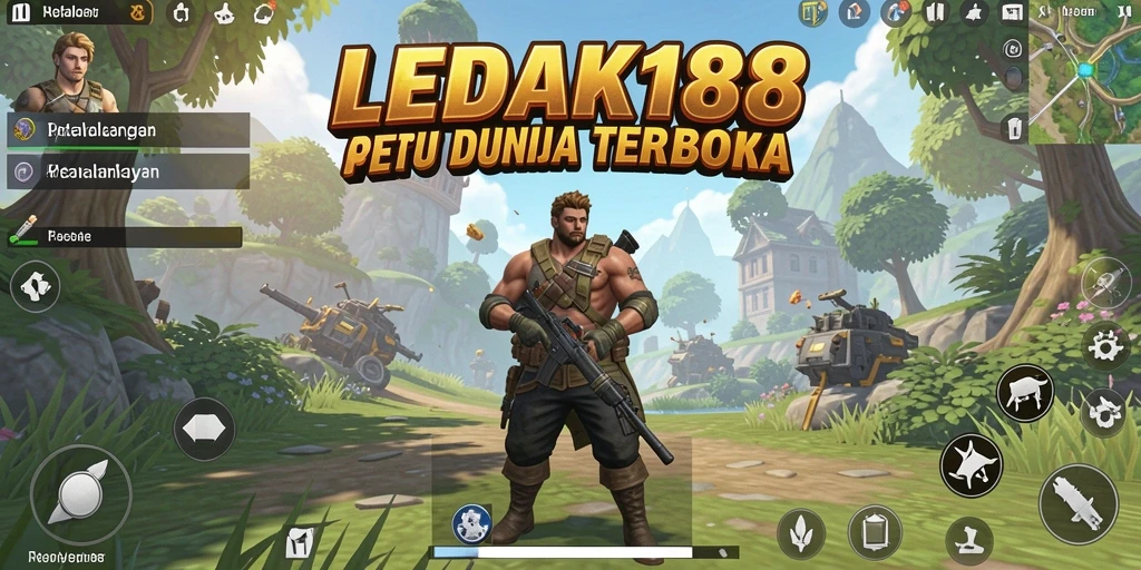 Menampilkan gameplay seru di dunia terbuka LEDAK188.