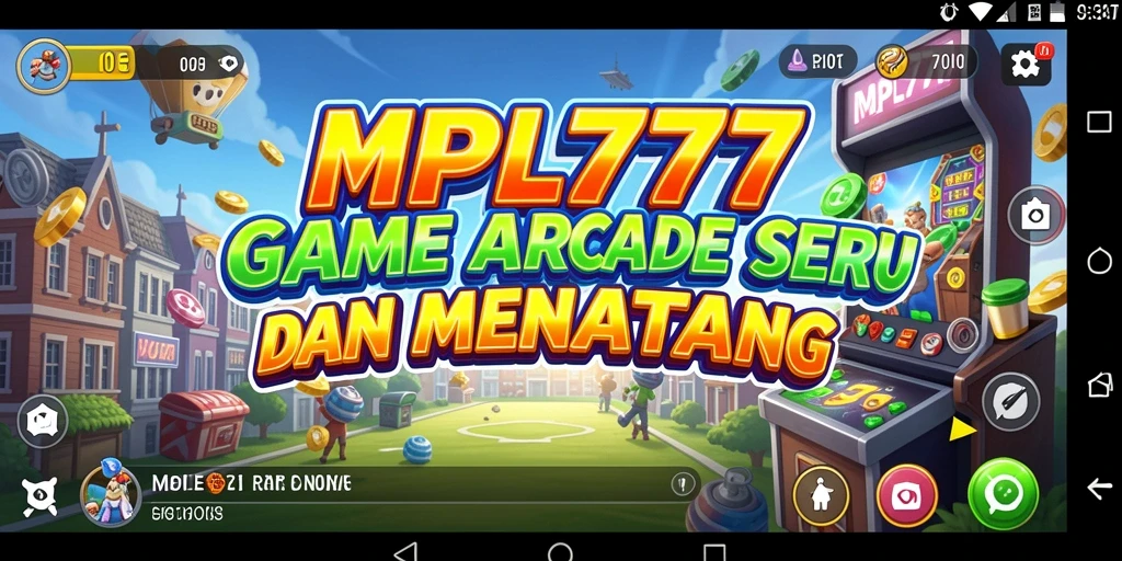 Screenshot MPL777 menampilkan aksi seru dalam gameplay arcade.