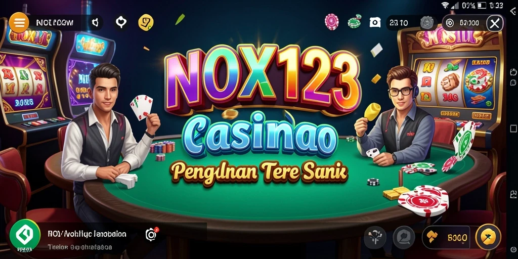Tampilan menarik dari gameplay Kasino di NOX123.