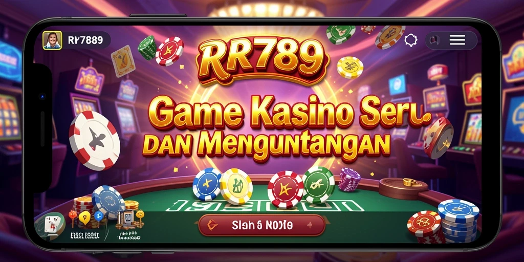 Screenshot gameplay RR789 yang menampilkan suasana kasino yang mendebarkan.