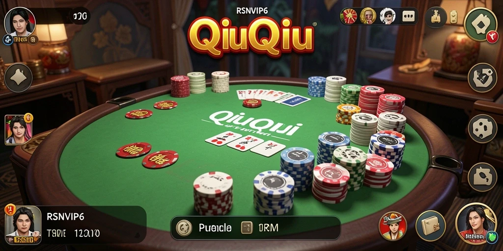 Screenshot gameplay QiuQiu yang menarik di RSNVIP6.