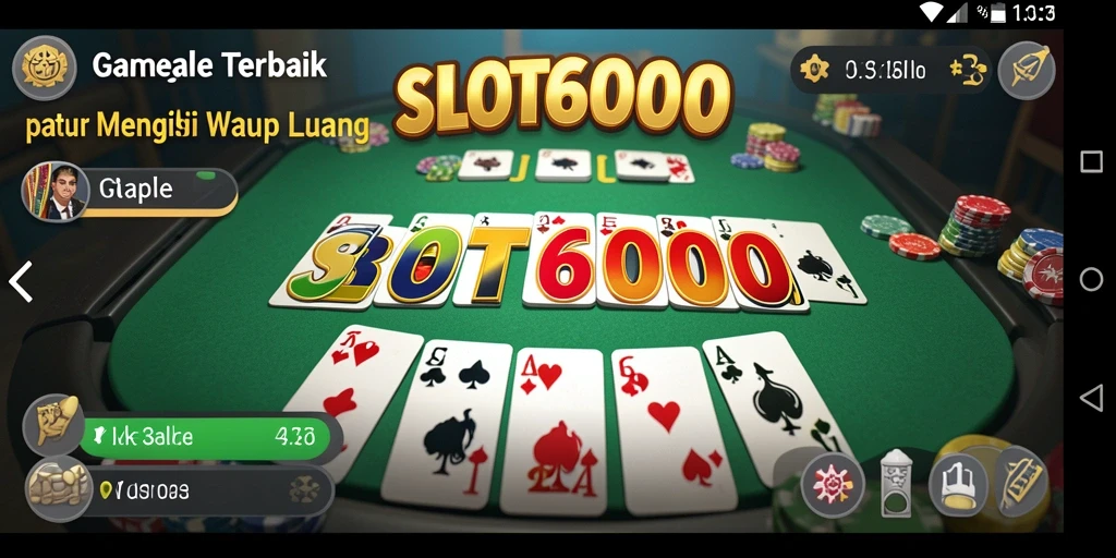 Tampilan gameplay seru dari SLOT6000 dengan pemain yang bersaing.