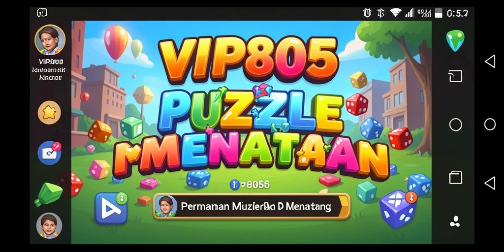 Gameplay VIP805 menampilkan berbagai tantangan puzzle yang menarik.