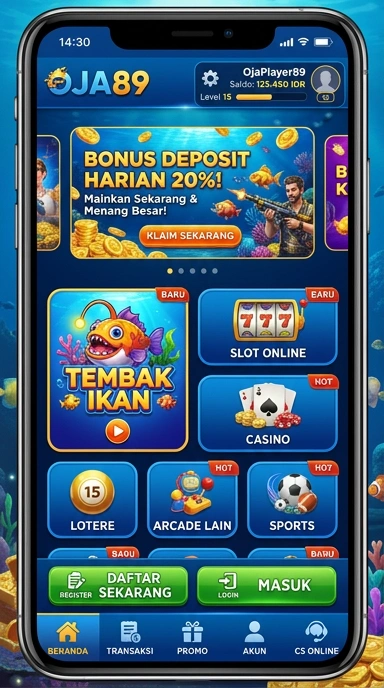Versi terbaru aplikasi tersedia di oja89.